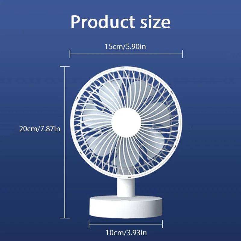 USB Small Electric Fan Home Dormitory Office Desktop High Wind Fan Portable Cooling fan Table Air circulators Fans Air Cooler