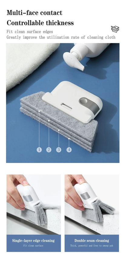 Gap Cleaning Brush, Window Recess Cleaning Brush, Kitchen Multi-function Cleaning Tool, All-purpose Gadget, Minimalist Design