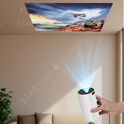 Ultra HD Projector  Portable Mini Projector Androidd LCD Portable Projector Home Cross-border Intelligent Small HD Low Noise