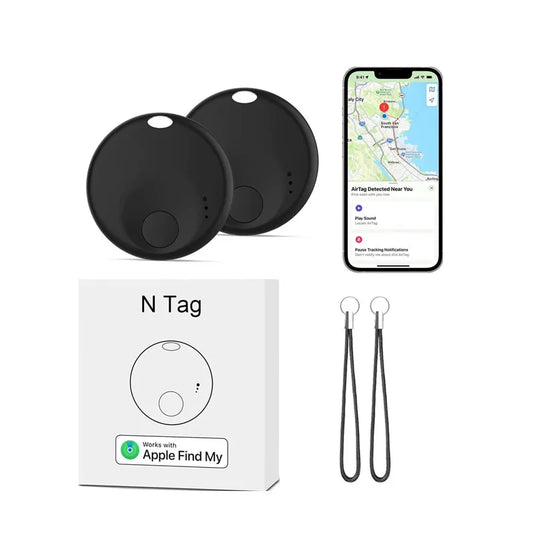 Bluetooth Tracker Smart Tags Works With Find My (iOS Only) Mini Air Tag Tracking Locator Device Item Finders for Keys,Wallet
