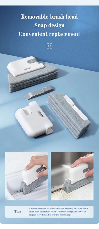 Gap Cleaning Brush, Window Recess Cleaning Brush, Kitchen Multi-function Cleaning Tool, All-purpose Gadget, Minimalist Design