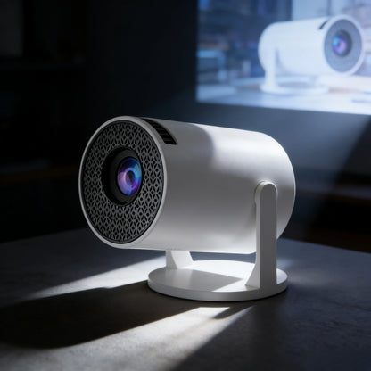 The 2026 new HY300 mini WiFi projector, with its high-definition picture quality, creates an immersive home theater experience