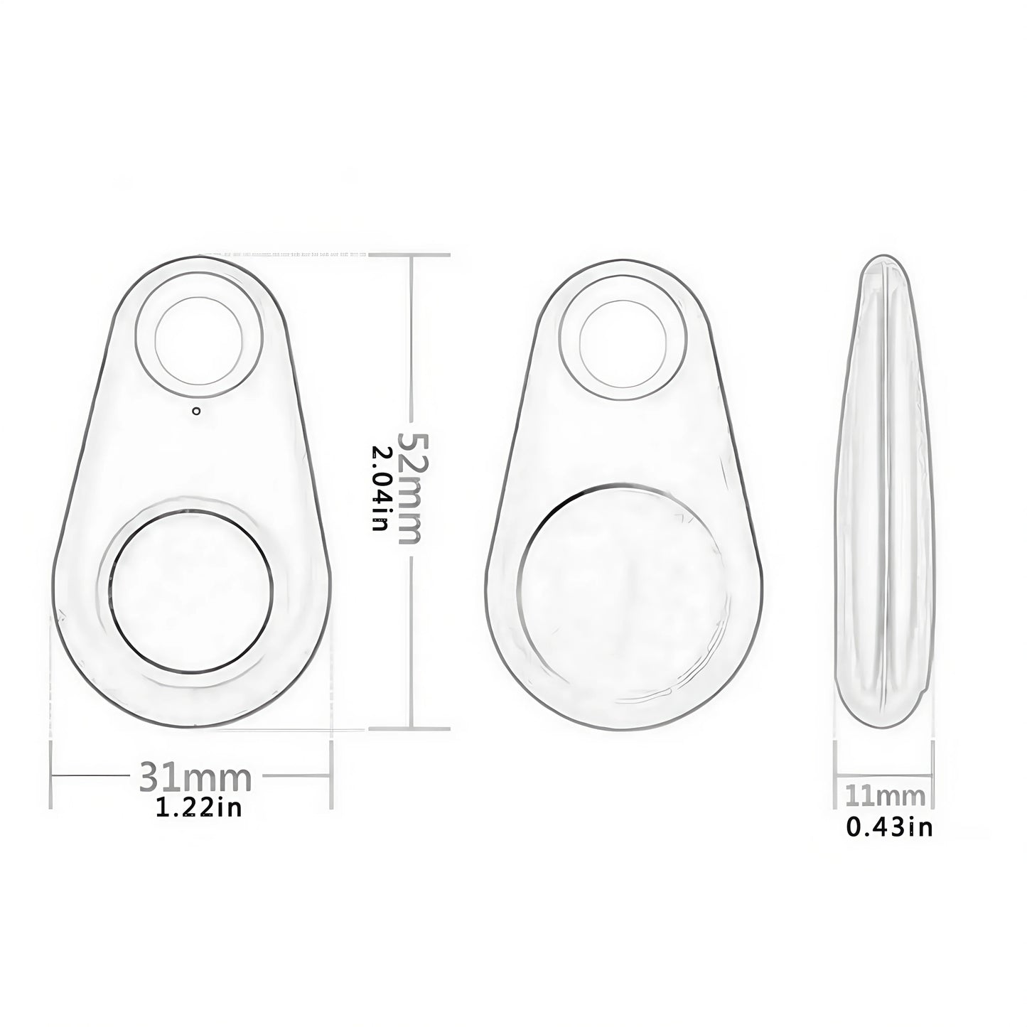 2025 Upgraded Bluetooth 5.0 Tracker-Waterproof Anti-Lost Device for Keys/Pets/Wallet/Luggage-Smart Locator with  Range&Alarm
