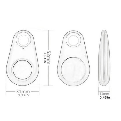 2025 Upgraded Bluetooth 5.0 Tracker-Waterproof Anti-Lost Device for Keys/Pets/Wallet/Luggage-Smart Locator with  Range&Alarm