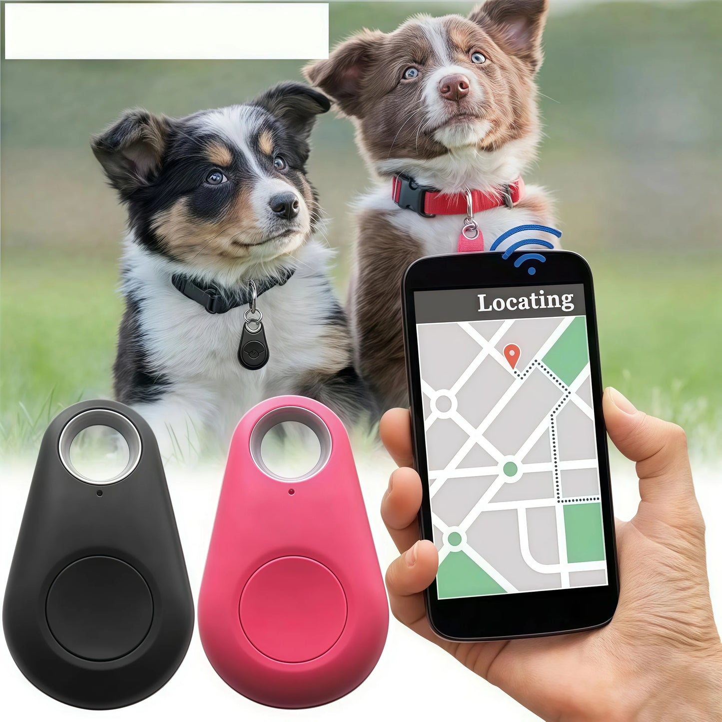 2025 Upgraded Bluetooth 5.0 Tracker-Waterproof Anti-Lost Device for Keys/Pets/Wallet/Luggage-Smart Locator with  Range&Alarm