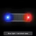Mini LED Solar Power Car Warning Light Night Security Simulated Alarm Wireless Anti-Theft Caution Lamp Flashing Dummy Alarm Lamp