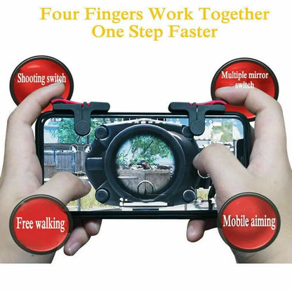 1 Pair New Portable Gaming Trigger Mobile Phone Game PUBG Mobile Controller L1 R1 Trigger For Aiming Fire Button Shooter