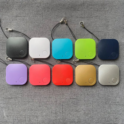 Mini GPS Tracker Bluetooth 5.0Anti-Lost Device Square Voice Control For Key Finder Car Wallet  Real Time Tracking Truck Locator