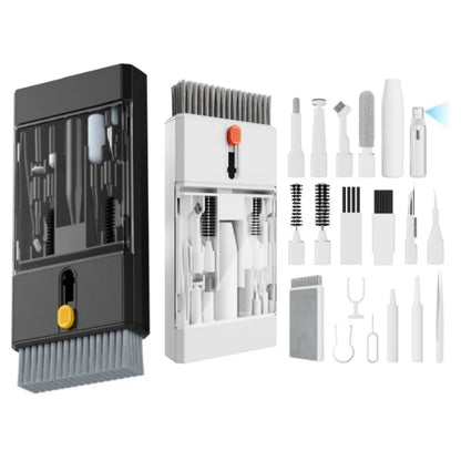 Electronics Cleaning Kit - The Ultimate Gadget for iPhone, AirPods, Android, Keyboards, Soft Brushes, Screen Wipes, Keycap Tool