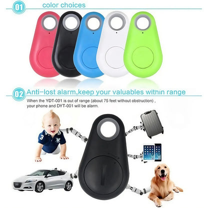 2025 Upgraded Bluetooth 5.0 Tracker-Waterproof Anti-Lost Device for Keys/Pets/Wallet/Luggage-Smart Locator with  Range&Alarm