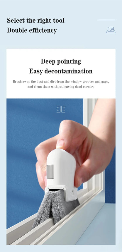 Gap Cleaning Brush, Window Recess Cleaning Brush, Kitchen Multi-function Cleaning Tool, All-purpose Gadget, Minimalist Design