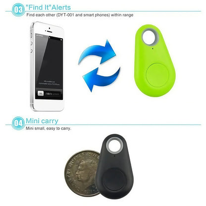 2025 Upgraded Bluetooth 5.0 Tracker-Waterproof Anti-Lost Device for Keys/Pets/Wallet/Luggage-Smart Locator with  Range&Alarm