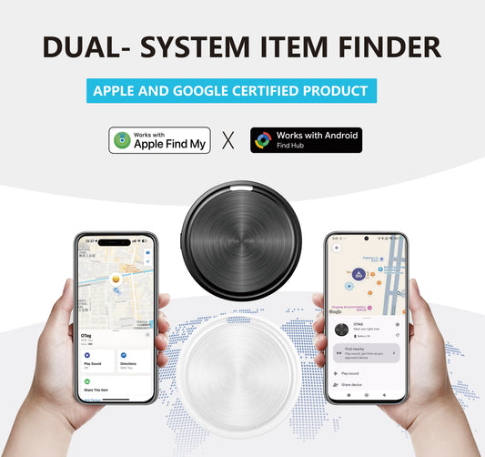 AirTags Bluetooth trackers for iOS and Android, designed specifically to prevent the loss of keys, wallets and other items