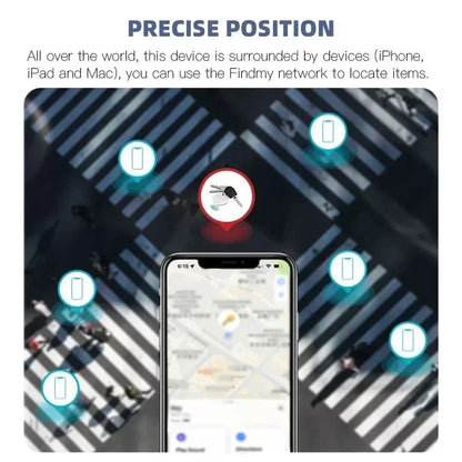 Bluetooth Tracking Device iOS Find My APP Smart Tag GPS Tracker Locator Anti-Lost Alarm Reminder Car Key Dog Pet Kid Finder