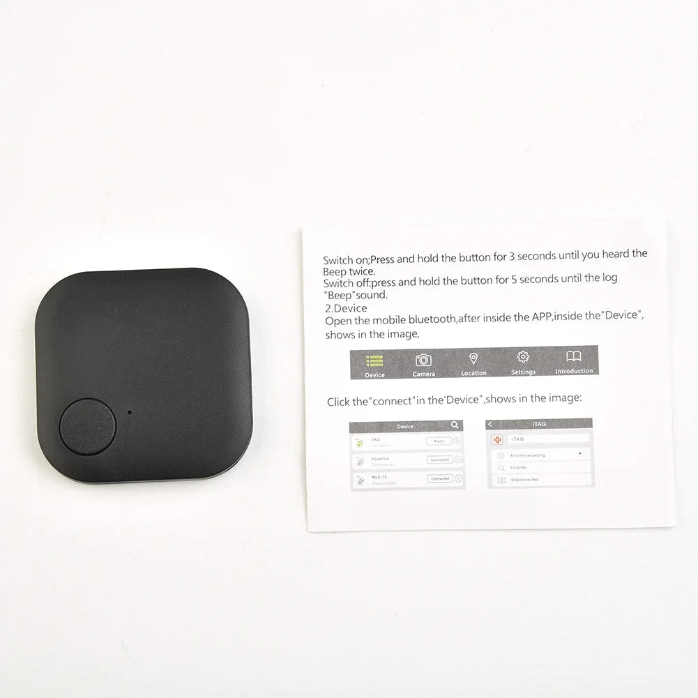 Mini GPS Tracker Bluetooth 5.0Anti-Lost Device Square Voice Control For Key Finder Car Wallet  Real Time Tracking Truck Locator