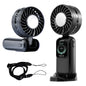 Portable Ice Cooling Fan High-Speed Digital Display Rechargeable Aromatherapy Cold Cooling Electric Fans for Office School