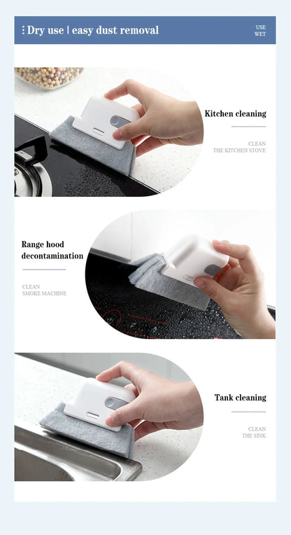 Gap Cleaning Brush, Window Recess Cleaning Brush, Kitchen Multi-function Cleaning Tool, All-purpose Gadget, Minimalist Design