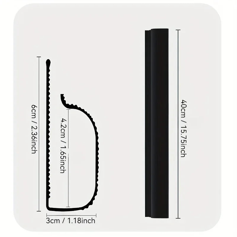 Under-Desk Cable Organizer 40cm Self-Adhesive Cable Management Cables Raceway For Home and Office