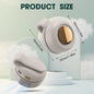 Cooling Fan Mini 360° Rotatable Portable Mini Clip-On Fan Usb Rechargeable 3-Speed Silent Mini Bladeless Fans Outdoor Travel