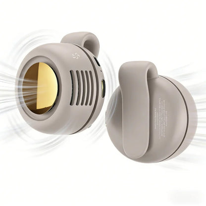 Cooling Fan Mini 360° Rotatable Portable Mini Clip-On Fan Usb Rechargeable 3-Speed Silent Mini Bladeless Fans Outdoor Travel