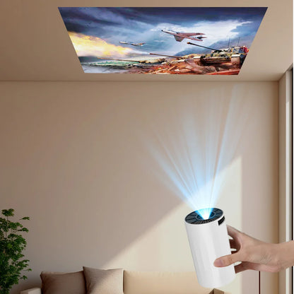 Ultra HD Projector  Portable Mini Projector Androidd LCD Portable Projector Home Cross-border Intelligent Small HD Low Noise