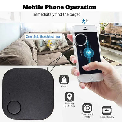 Mini GPS Tracker Bluetooth 5.0Anti-Lost Device Square Voice Control For Key Finder Car Wallet  Real Time Tracking Truck Locator