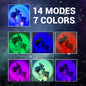 LED Sunset Lamp Nightlights USB Projector Birthday Party Decoration Mood Lights For Bedroom Living Room Wall Photography