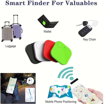 Mini GPS Tracker Bluetooth 5.0Anti-Lost Device Square Voice Control For Key Finder Car Wallet  Real Time Tracking Truck Locator